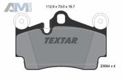 задние тормозные колодки 2369402 (TEXTAR) для автомобилей VAG