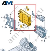 Зарядное устройство для высоковольтной батареи Volkswagen id3 2020-2024 1EA915681BG
