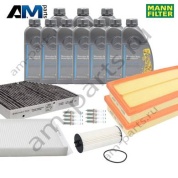 Комплект фильтров MANN с маслом 5W40 229.5 для ТО-2 Mercedes G500/G550