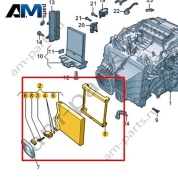 Испаритель с расширительным клапаном Volkswagen id-Buzz 2023-2024 1N3816103A