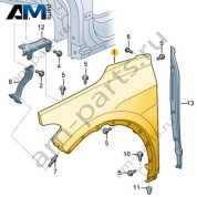Переднее правое крыло Volkswagen id4/id5 2021-2024 11A821022B