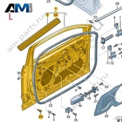 Передняя левая дверь Audi Q8 e-tron 2024-2024/Audi e-tron 2019-2023 4KE831051