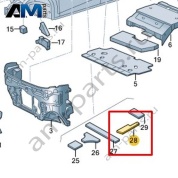 Шумоизоляция Volkswagen id4/id5 2021-2024 11A868908