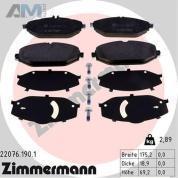 Передние тормозные колодки (22076.190.1) Zimmermann на Mercedes C-Class W205 C250 BlueTEC