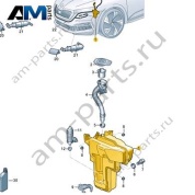 Бачок стеклоомывателя 7л VAG 5E3955448B на Skoda 2019-2026