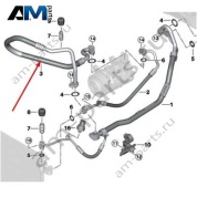 Трубка кондиционера от компрессора 64536841355 BMW 3 серии G20/21