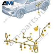 Жгут проводов двери Volkswagen T-Roc 2018-2024 2GA971693A