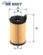 Масляный фильтр FILTRON OE6507 на Audi A4 (B8) 2012-2014