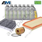 Комплект фильтров MANN с маслом 5W30 229.52 для ТО-1 Mercedes E200