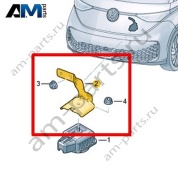 Кронштейн электронной сирены Volkswagen id-Buzz 2023-2024 1T3951227
