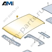 Крыша 8Y4817111 на Audi A3 (8Y) 2020-2026