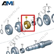 Свободно вращающаяся шестерня VAG 0CB311349A