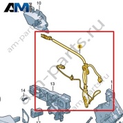 Трос замка задней двери Volkswagen id3 2020-2024 10A839085A