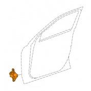 Петля передней правой двери нижняя Mercedes S-class W222 A2227205201