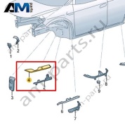 Часть стойки А Volkswagen id4/id5 2021-2024 11A864623A