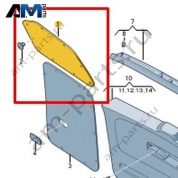 Облицовка распашной двери Volkswagen id-Buzz 2023-2024 1T5867515A
