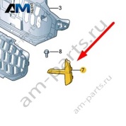 Молдинг решетки радиатора Sport 4CG807715A9EL на Ауди Q6 2022-2026