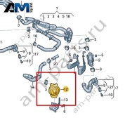 Насос системы охлаждения Volkswagen id3 2020-2024 1EA965567H