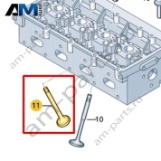 Выпускной клапан VAG 06K109611D