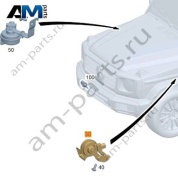 Звуковой сигнал высокочастотный (слева) Mercedes G-class W465 A4655420000