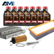 Комплект ТО-2/4 БМВ 5 серии 540dX с маслом Motul N57