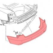 Бампер для Audi A4 B8 8K9807067AGRU