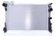 Радиатор охлаждения двигателя (NISSENS) 67167 для Mb C-klasse 2006-2015 III (W204) C180 (156 л.с.)