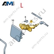 Выдвижной цилиндр переднего бампера слева VAG 8MA955101 Audi 2024-2026