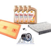 Комплект фильтров для ТО-1/3 Audi А3 (8V) 1.4TSI с маслом Shell 0W30