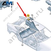 Демпфер для чашки амортизатора Audi A7 (4K) 2019-2024 4K8864773