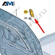 Скоба замка Audi Q7 (4M) 2016-2024 4M0823185C
