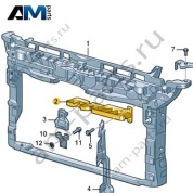 Направляющая передней панели L/R 5HG805706 для Volkswagen Golf 8 2019-2026
