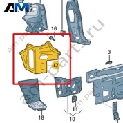 Соединительный элемент Volkswagen T-Roc 2018-2024 2GA813392