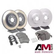 Передние/задние диски и колодки Ауди А4 (B8) 2.7-3.2TFSI/TDI