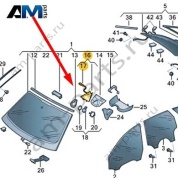 Накладка Audi A6 (C8) 2019-2024 4K5980281A