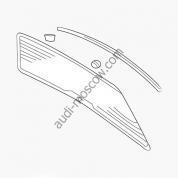 Стекло крышки багажника Audi A4 (B8) 8K9845501CNVB