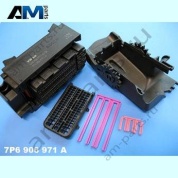 Корпус плоского разъема с фиксатором контактов Volkswagen Touareg 2011-2018 7P6906971A