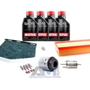 Набор ТО-2/4 для Фольксваген Джетта 1.4 TSI 150 л.с. с маслом Motul 5W30