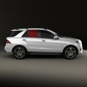Стекло заднее правое A1667352010 Mercedes GLE W166