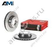 Задний правый тормозной диск 330х28 (BREMBO) 09.C878.11 для Porsche 911 Carrera (2011-2015)