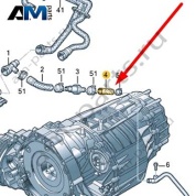 Шланг системы охлаждения Audi A6 (C7) 2015-2018 4G0121445AH