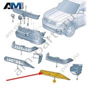 Решетка нижняя VAG 3GJ853671BGRU Volkswagen 2025-2026