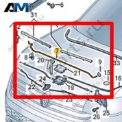 Опора капота Volkswagen T-Roc Cross 2019-2024 2GM823363B
