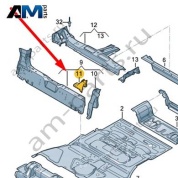 Угловой усилитель Audi Q8 e-tron 2024-2024/Audi e-tron 2019-2023 4KE803344