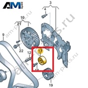 Направляющий ролик VAG 03N109244A