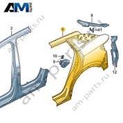 Отрезная деталь (боковина) Volkswagen id4/id5 2021-2024 11A809838