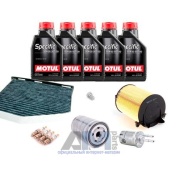 Набор для ТО-4 Volkswagen Caddy 2.0 TSI с маслом Motul 5W30