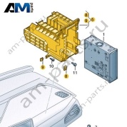Кронштейн блока управления Volkswagen id3 2020-2024 1EA941395A