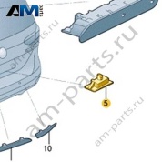 Фонарь подсветки номера VAG 3ED943021B Volkswagen 2021-2026