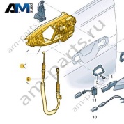 Корпус ручки Audi Q8 e-tron 2024-2024/Audi e-tron 2019-2023 4KR837812